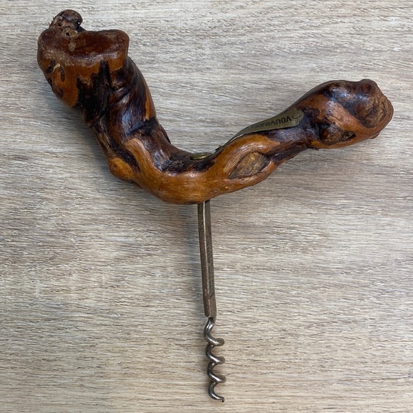 Vintage Burl Wood‎ Cork Screw - Picture 1 of 6